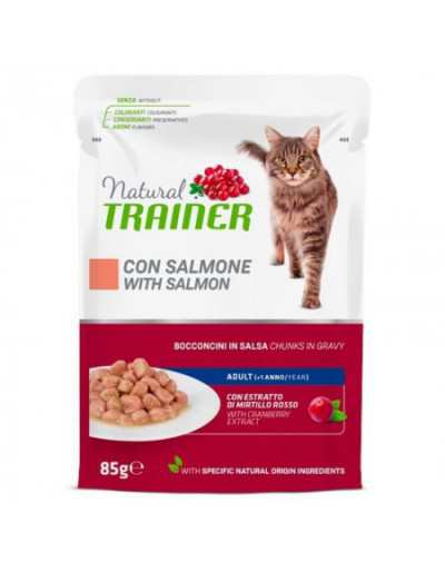 NATURAL CAT ADULT WITH SALMON 85GR