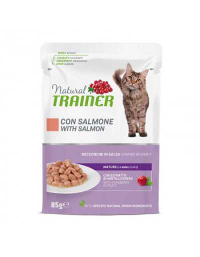 NATURAL CAT MATURE WITH SALMON 85GR