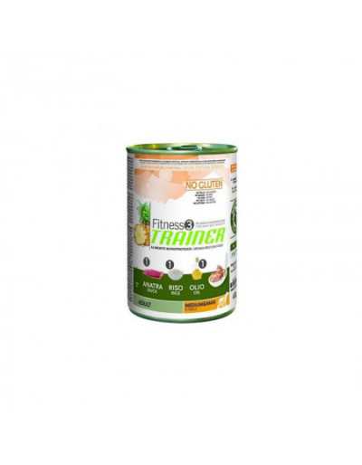 FITNESS3 DOG MED / MAX WITH DUCK 400GR
