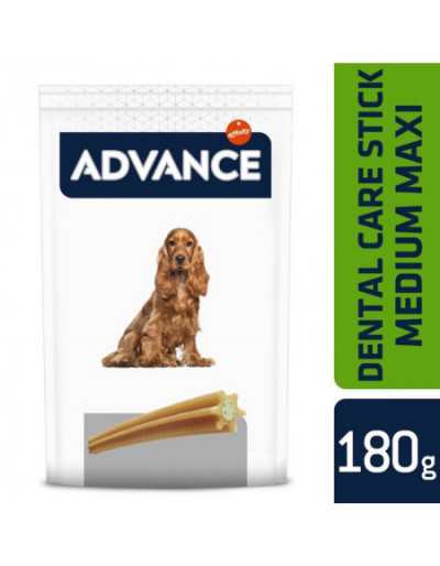 Sticks Snack 180 gr Soins Dentaires Chien Advance Medium Maxi