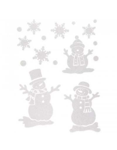Window Sticker Snowman and...