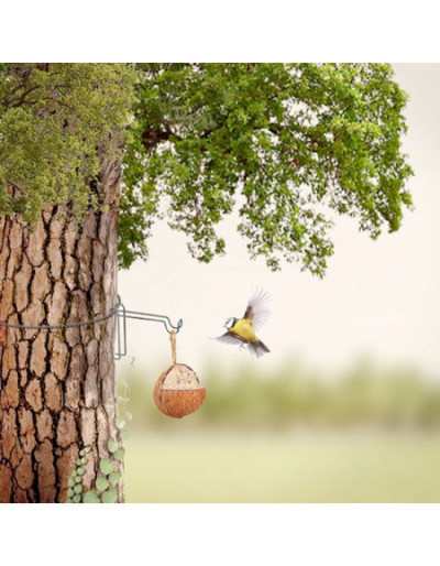 Hak na drzewo do karmnika dla ptaków