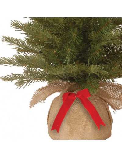Árvore de abeto de Natal poli nórdico no saco