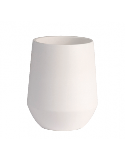 Vase Fusion White D16