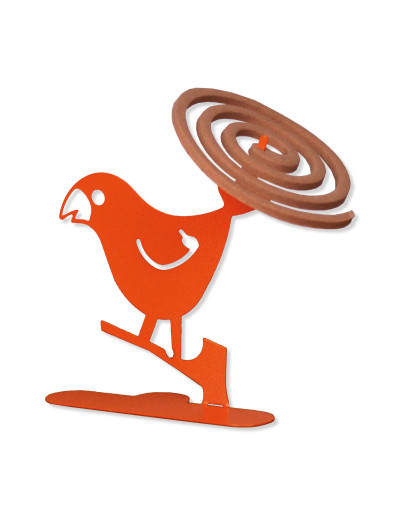 Mosquito coil holder parrot...