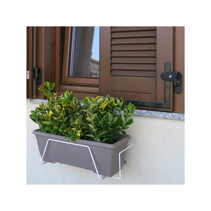 NUOVO SILVANO! Portavasi per finestre 50 cm color antracite. Versione 2019 regolabile in due posizioni, 50 cm Antarcite NUOVO SILVANO! Portavasi per finestre 50 cm color antracite. Versione 2019 regolabile in due posizioni, 50 cm Antarcite