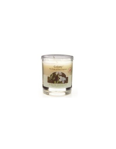 White jasmine scented candle