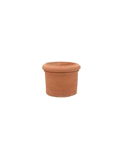 Vaso cilindrico in terracotta